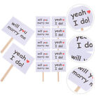 10 Pairs Proposal Wedding Props Photo Booth Signs For Fashion