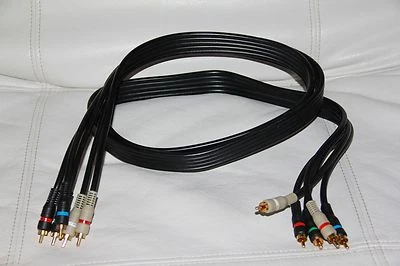 Black 6 ft Audio/Video Connect, DVD ,HDTV, Heavy Duty Stereo Audio Cable  - Image 1 of 4