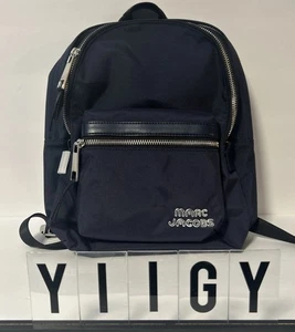 🐼💦 Marc Jacobs 🐼💦 Trek Pack Backpack Bag Bookbag Midnight Blue Nylon 🐼 GB42 - Picture 1 of 10