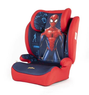 Seggiolino auto Spiderman per bambini con altezza da 100 a 150 cm MARVEL Foto 1 de 4