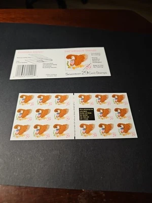 USPS 2597A RED LETTERING 17 29C BOOKLET Of Stamps - Image 1 of 4