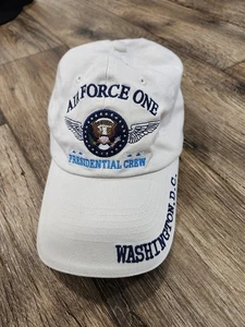 Baseballmütze Kappe Air Force One Presidential Crew beige bestickt cremeweiß - Bild 1 von 11