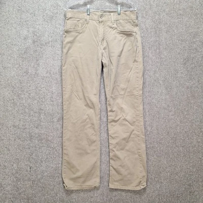 BKE Джейк бутлег брюки мужские 33L (33 x 34) хаки эластичной повседневный джинсовой ткани джинсы - Изображение 1 из 4