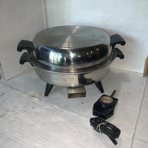 Amway Queen Vintage Elektrische Pfanne Bratpfanne 7453 mit Wärmemodul getestet  - Bild 1 von 12