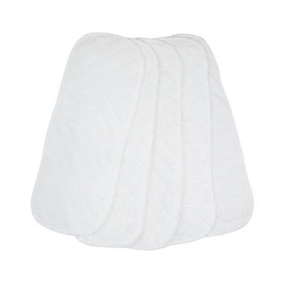 5 piezas pañales de tela de algodón para bebés inserciones forros 3 capas reutilizables pañales para recién nacidos I Foto 1 de 4