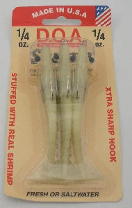 Приманка для креветок DOA FSH3-3P-308 3 дюйма цвет 308 Glow Silver Rush 3 карата - Изображение 1 из 1