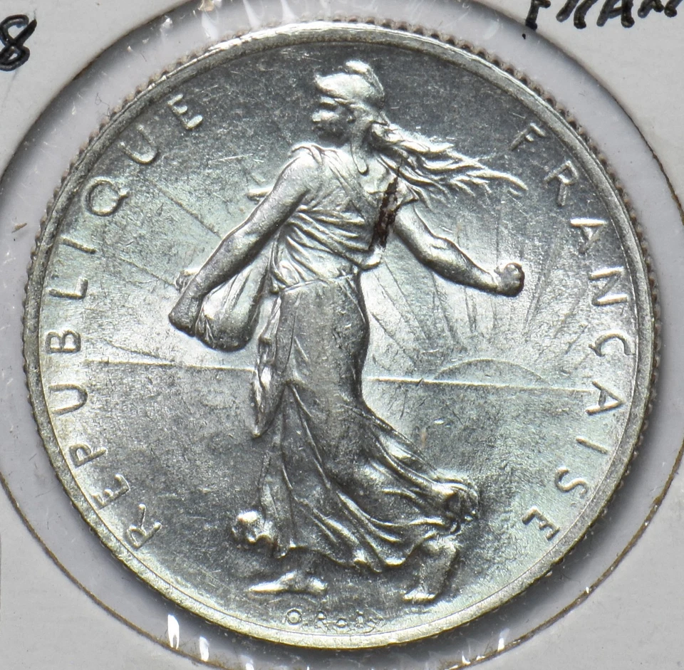 França 1918 2 francos 294126 frete combinado - Imagem 1 de 2