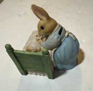 Beatrix Potter F.W. & Co. Keramik Kaninchen Sparschwein 1994&& - Bild 1 von 3