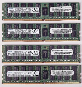 64GB (4x 16GB) Samsung PC4-17000 DDR4-2133P-R Registered ECC 2RX4 DIMM - Zdjęcie 1 z 2