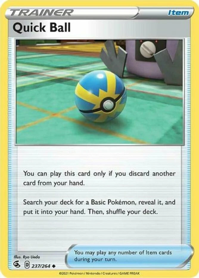 x4 Quick Ball - 237/264 - Uncommon Pokemon SS08 Fusion Strike M/NM - Image 1 of 1