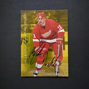 99-00 BAP Millennium Gold Signature Autógrafo Automático #95 Alas Mathieu Dandenault - Imagen 1 de 1