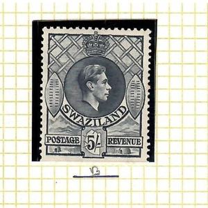Swazilandia 1938 5 chelines gris como nuevo - Imagen 1 de 1
