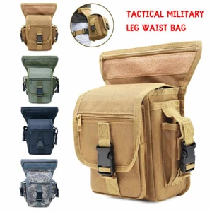 Borsa tattica a goccia gamba fanny strumento militare confezione coscia pannello MOLLE borsa utilità - Foto 1 di 14
