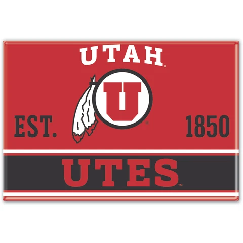 WinCraft Utah Utes 2.5'' x 3.5'' Fridge Magnet Cover