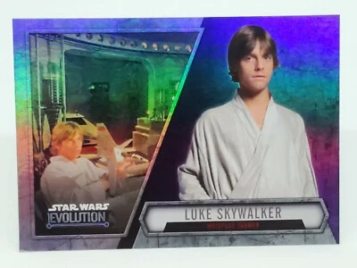 LUKE SKYWALKER 2016 Star Wars Evolution Purple Foil #28 - Image 1 of 2