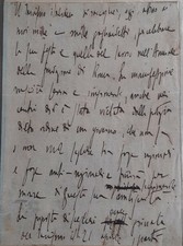 Mussolini Importante Manoscritto autografo Ideologia Origini Fascismo autograph