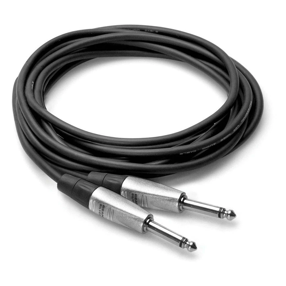 Hosa HPP-005 Pro несбалансированное соединение, REAN 1/4 дюйма в TS to Same, 5 футов - Изображение 1 из 1