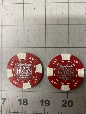 Vinny Lecavalier Torneo Inaugural de Poker Fichas ROJAS 1er Evento Hard Rock raro Foto 1 de 2