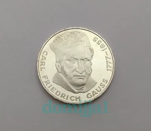 1977 Germany 5 Mark Silver Coin, KM #145 Uncirculated / Carl F. Gauss - Picture 1 of 2