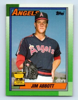 1990 O-Pee-Chee Jim Abbott California Angels #675 - Image 1 of 2