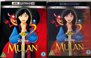 Disney's Mulan (4K Ultra HD + Blu-Ray) Slipcover New Sealed - Picture 1 of 2