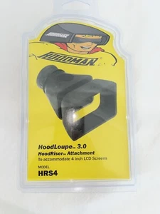 Hoodman HoodLoupe 3.0 Hoodriser Attachment HRS4 For 4” Screen - Photo 1 sur 2
