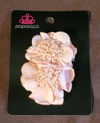 Accesorio de pinza de pelo rosa floral completo para paparazzi Foto 1 de 3
