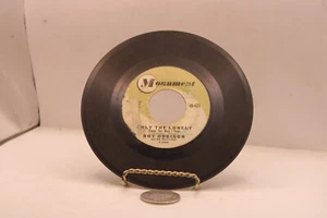 Only The Lonely Roy Orbison Monument Records 45 RPM Record - Picture 1 of 2
