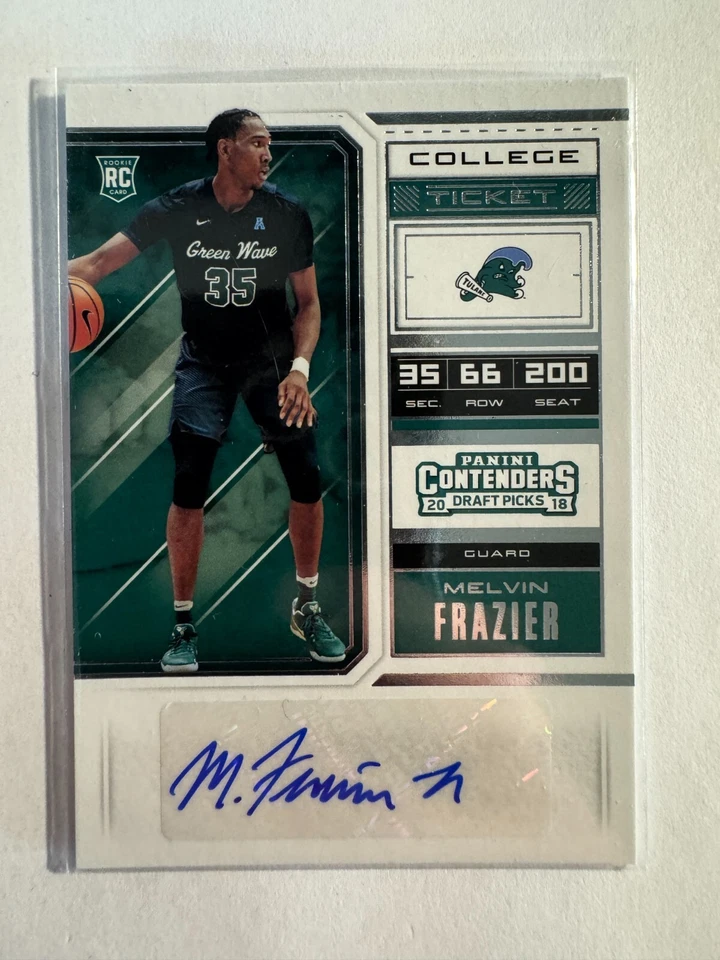 K216,669 - 2018-19 Panini Contenders Draft Picks #88 Melvin Frazier Auto RC - Image 1 of 1