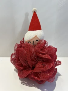 The Body Shop Miss Santa Bath Lily - Festive Exfoliating Shower Sponge - Picture 1 of 4