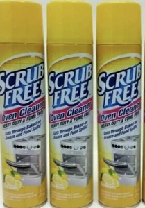 3X Scrub Free Oven Cleaner Heavy Duty & Fume Free Cuts Through Baked On 12 Oz - Picture 1 of 5