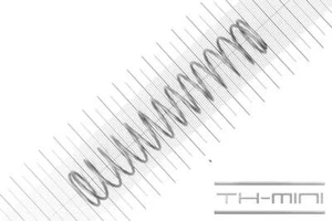 Resorte de presión 1,5 mm aplicado 22x110 mm 3,4 kg espiral acero inoxidable metal - Imagen 1 de 1