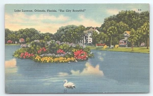 Postal Lake Lucerna Orlando Florida La Ciudad Hermosa - Imagen 1 de 3