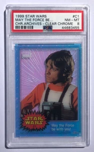 Topps - Star Wars Chrome Archives (C1) Che la Forza sia con te - (PSA 8) - Foto 1 di 4