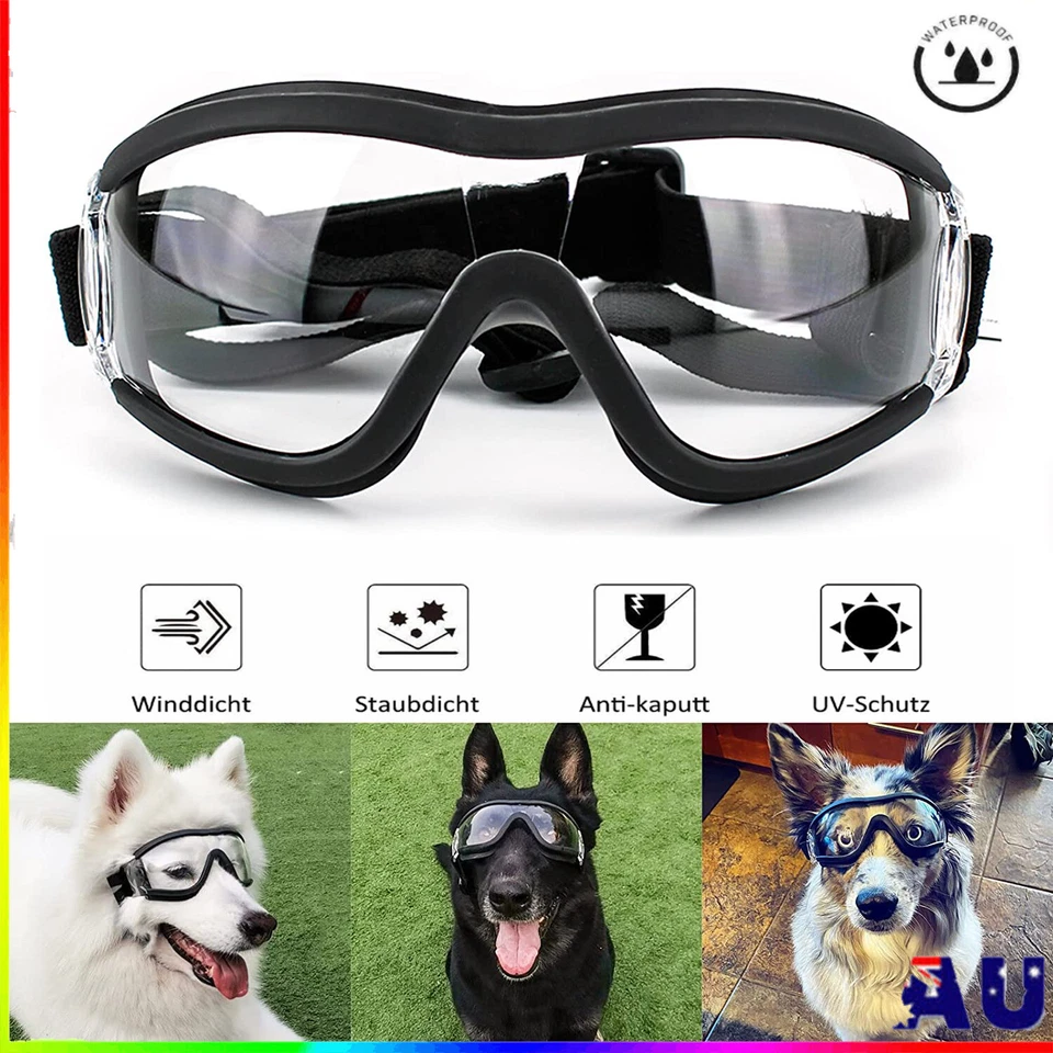 Dog Goggles Large UV Protection Sunglasses Medium Large DogsAdjustable Glasses - image 1 of 4