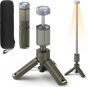 Camping Lights Rechargeable Telescopic, Portable Collapsible Magnetic Lantern Ca - Picture 1 of 12