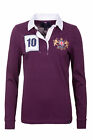 Rydale Rugby Shirt Long Sleeve Polo Style Jumper Top Cotton Casual 11 Colours