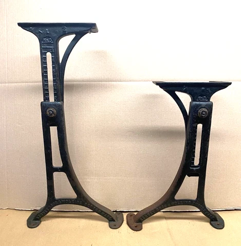 Authentic 19th century Kenney Bros &Wolkins Adjustable Cast Iron Legs Cover