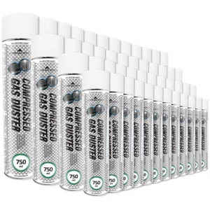 48x AABCOOLING H&O Compressed Gas Duster 750ml PRESS-LUFT PRESSLUFT DOSE AIR - Bild 1 von 10