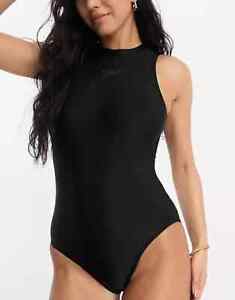 Speedo Women's Essential Hydrasuit Flex Swimsuit Swimming Costume Black BNWT