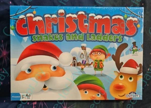 Christmas Snakes and Ladders Preschool 3+ Board Game Outset 2-6 players *New* - Picture 1 of 2