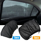 4X Car Side Window Uv Protection Sun Shade Cover Visor Mesh Car Shield Sunshades