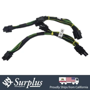 Lot of 2 Supermicro 2U X10DRU GPU Dual PCIe Riser Power Cable 14-Pin - Picture 1 of 5