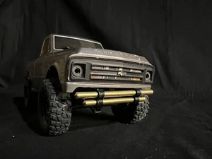 Axial SCX24 C10 Extreme Brass Push Bar Bumper - Picture 1 of 6