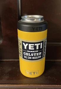 (NWT) YETI Rambler Colster (16 oz) TALL Can Insulator ALPINE YELLOW Discontinued - Picture 1 of 2