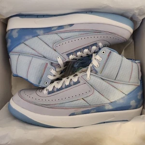 Nike Air Jordan 2 Retro SP x J Balvin Celestine Blue Men's Size 9 DQ7691-419 New - Picture 1 of 12