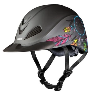 Casco de equitación mate 99TX Troxel Sure Fit Pro Duratec atrapasueños - Imagen 1 de 2
