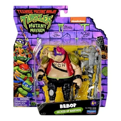 PLAYMATES TOYS Teenage Mutant Ninja Turtles Mutant Mayhem Bebop Action Figure