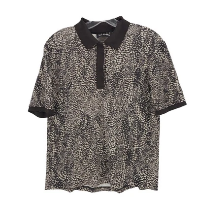 Blusa Top THE KOOPLES Deportiva Estampado Animal Manga Corta Calce Relajado Para Mujer PEQUEÑA Foto 1 de 4