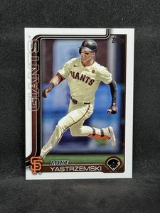 Serie de béisbol Topps 2025 1 #186 Mike Yastrzemski Gigantes de San Francisco casi nuevo - Imagen 1 de 6